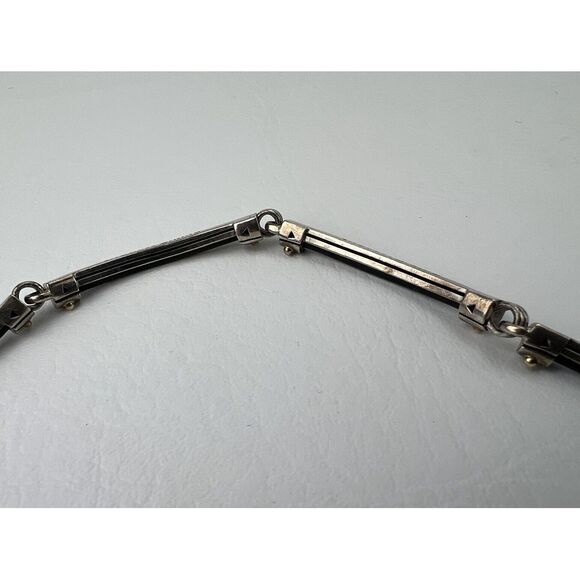 Vintage John Atencio Sterling Silver 18k JA SS Necklace - Picture 15 of 16